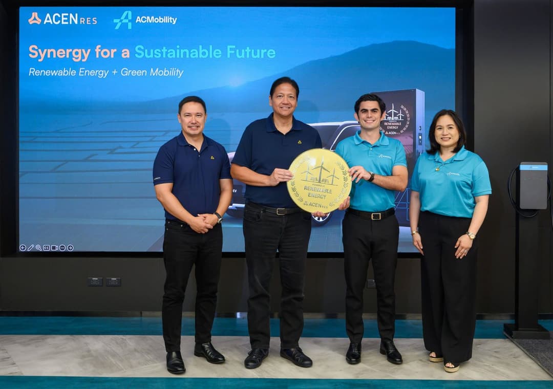 ACMobility, Ayala's ACEN RES partner to bring 100% renewable energy, EV charging bundle to retail customersimage